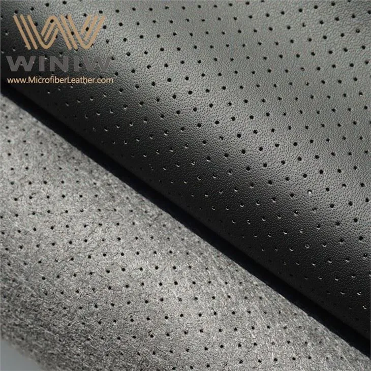 Perforated Vegan Leather For Car Steering Wheel Cover Armrest